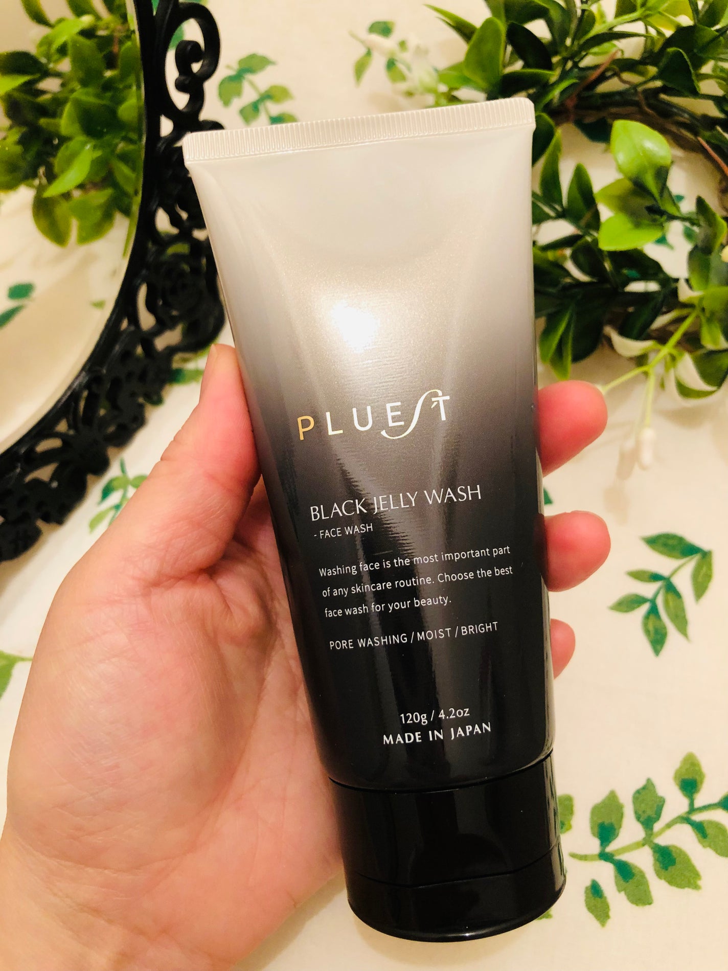 BLACK JELLY WASH(ブラックジェリーウォッシュ)/PLUEST/その他洗顔料を使ったクチコミ(1枚目)