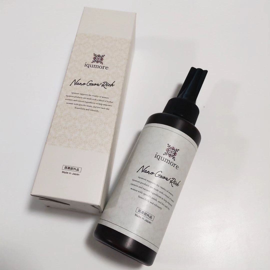 ナノグロウリッチ/iqumore/頭皮ローションを使ったクチコミ（2枚目）