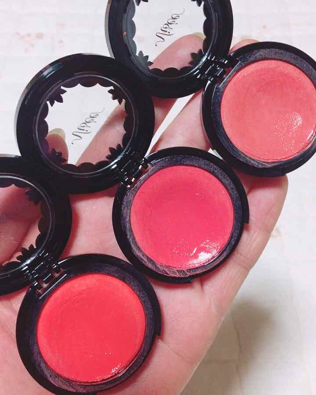 リシェ  リップ&チーク クリーム/Visée/ジェル・クリームチークを使ったクチコミ（2枚目）