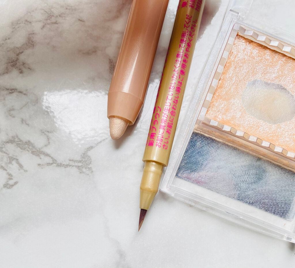 MP2wayアイクレヨン/セリア/スティックアイシャドウを使ったクチコミ(3枚目)