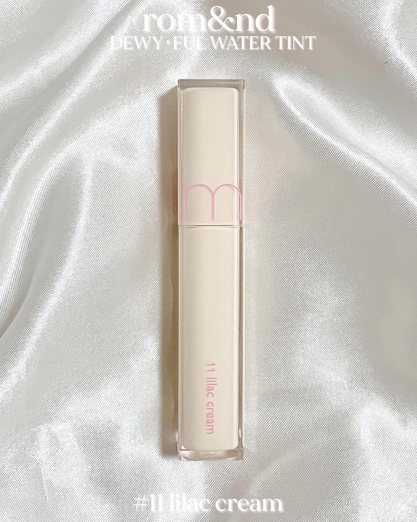 デュイフルウォーターティント<ミルクグロッサリー> 11 LILAC CREAM/rom&nd/リップティントを使ったクチコミ（2枚目）