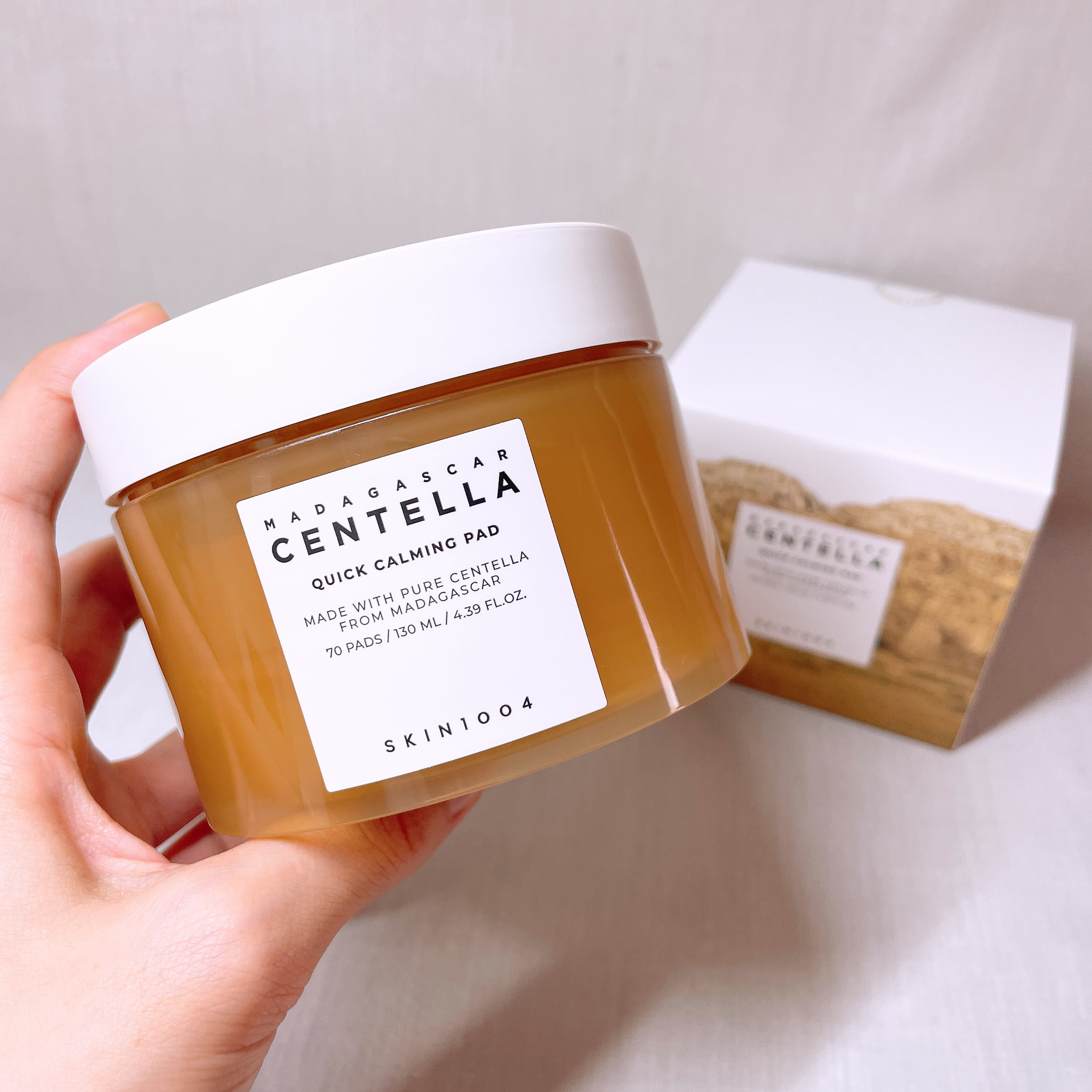 センテラ クイックカーミングパッド/SKIN1004/トナーパッドを使ったクチコミ（2枚目）