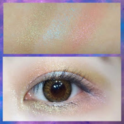 マルチグリッターカラー/ENBAN TOKYO/単色アイシャドウを使ったクチコミ(4枚目)