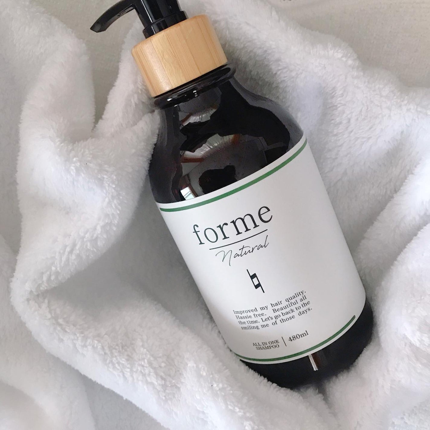 フォルムナチュラル リペアシャンプー モイスト/forme natural/市販シャンプーを使ったクチコミ(2枚目)