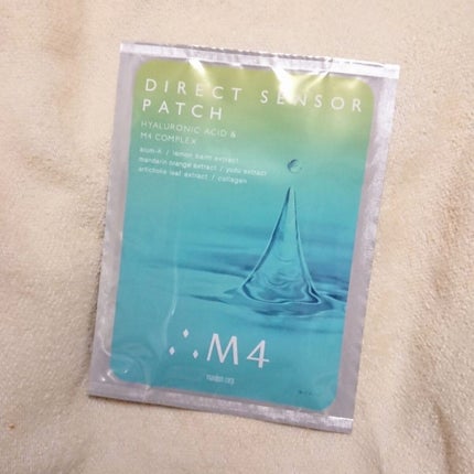 ダイレクトセンサーパッチ/∴M4/シートマスク・パックを使ったクチコミ(1枚目)