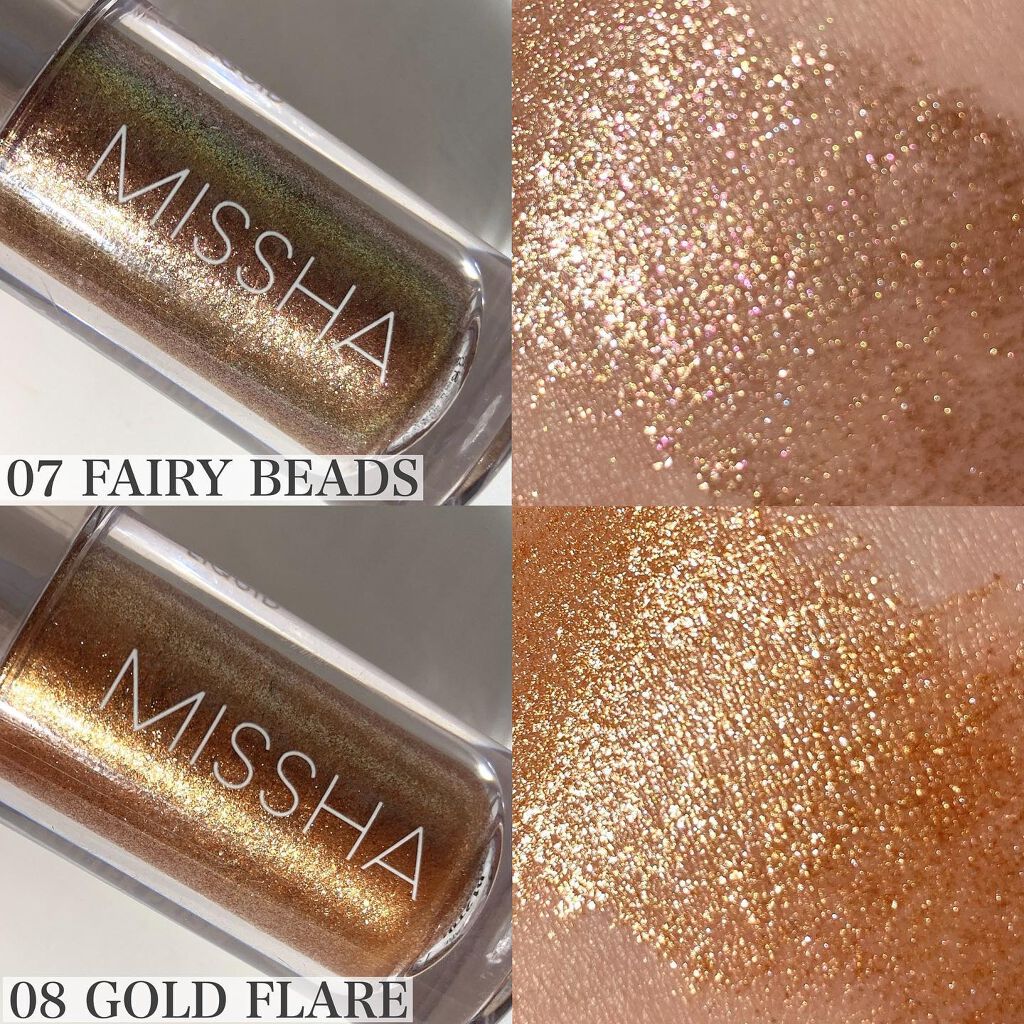 グリッタープリズム リキッド/MISSHA/グリッターを使ったクチコミ(7枚目)