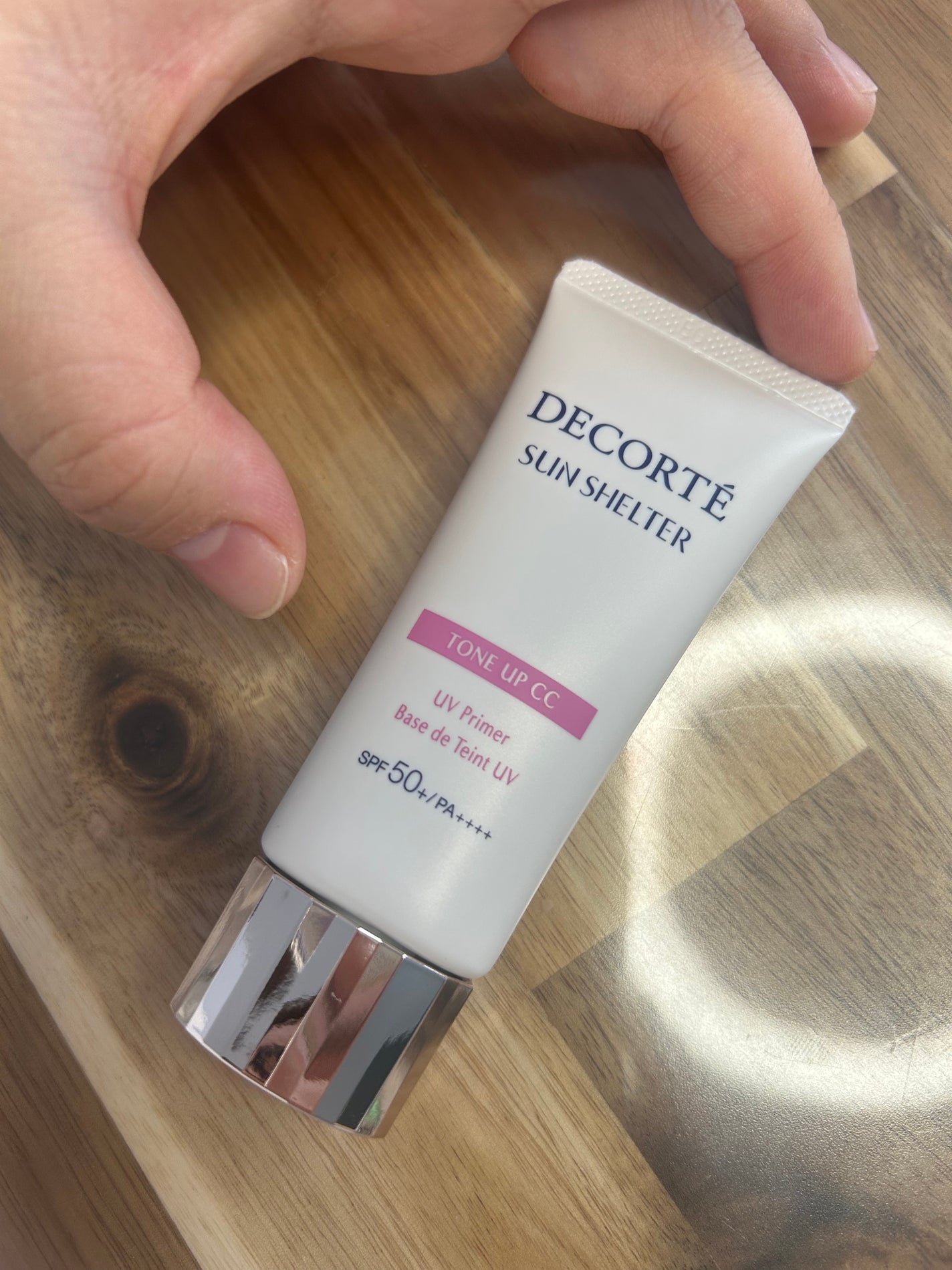 サンシェルター マルチ プロテクション トーンアップCC/DECORTÉ/化粧下地を使ったクチコミ(1枚目)