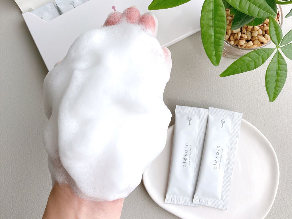スノーパウダーウォッシュ クレソワン/クレソワン/洗顔パウダーを使ったクチコミ(4枚目)
