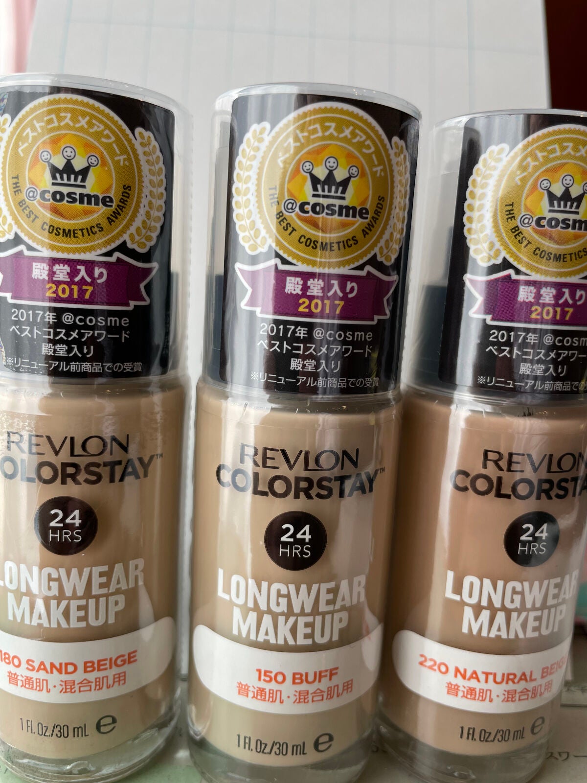 カラーステイ ロングウェア メイクアップ/REVLON/リキッドファンデーションを使ったクチコミ(1枚目)