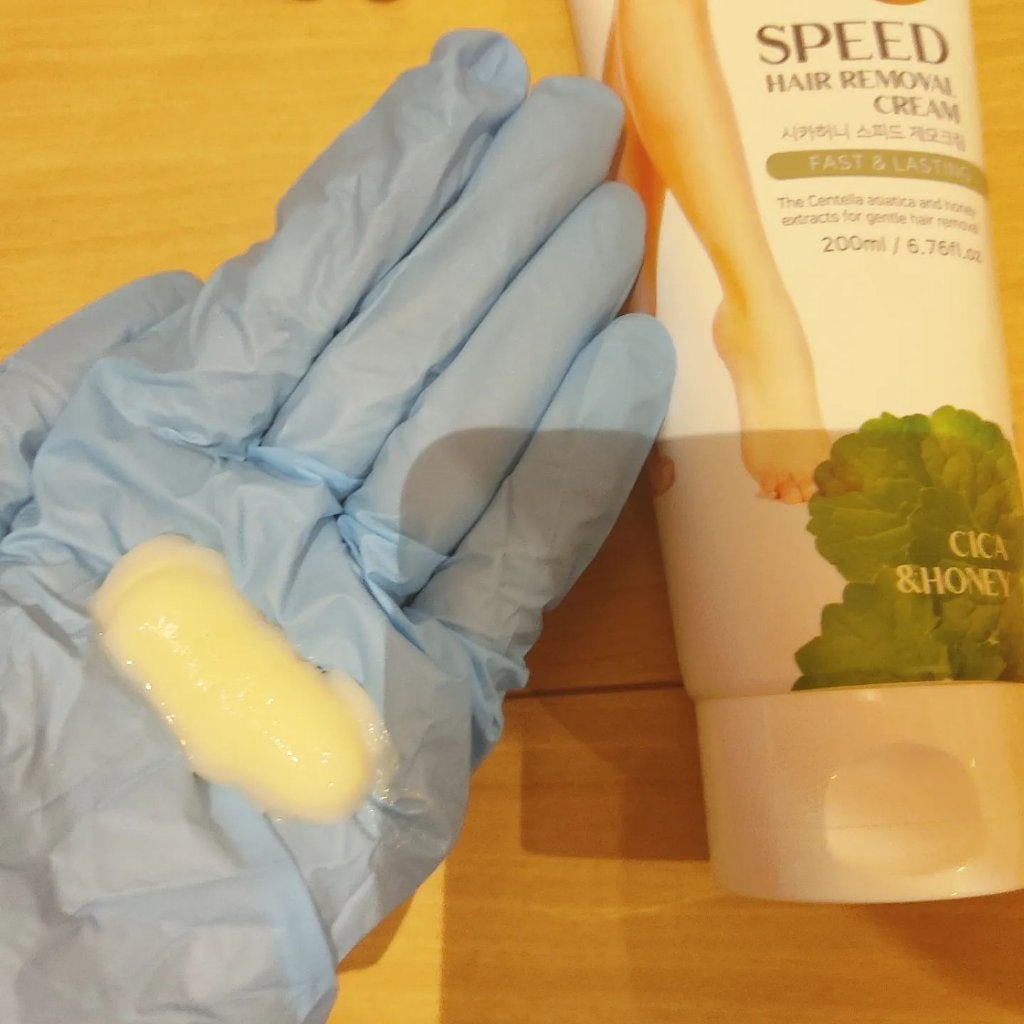 りれママ♥️韓国コスメ🇰🇷フォロバ✌️ on LIPS 「シカ&ハニースピード⚠スワイプするとすね毛がでます⚠韓国の除毛..」(3枚目)