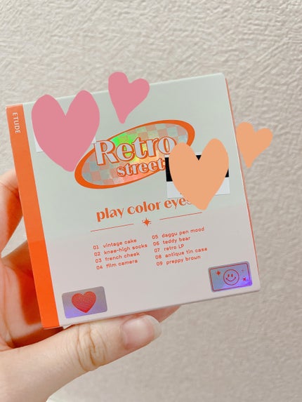 プレイカラーアイズ レトロストリート /ETUDE/アイシャドウパレットを使ったクチコミ(2枚目)