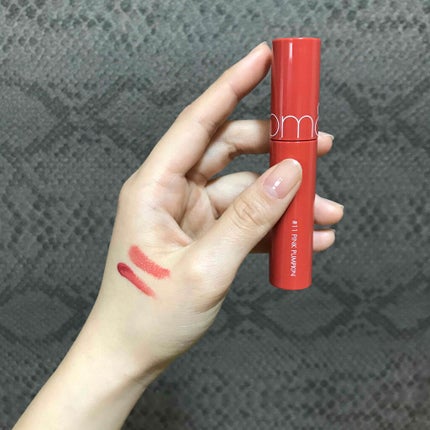 ジューシーラスティングティント/rom&nd/リップティントを使ったクチコミ(1枚目)