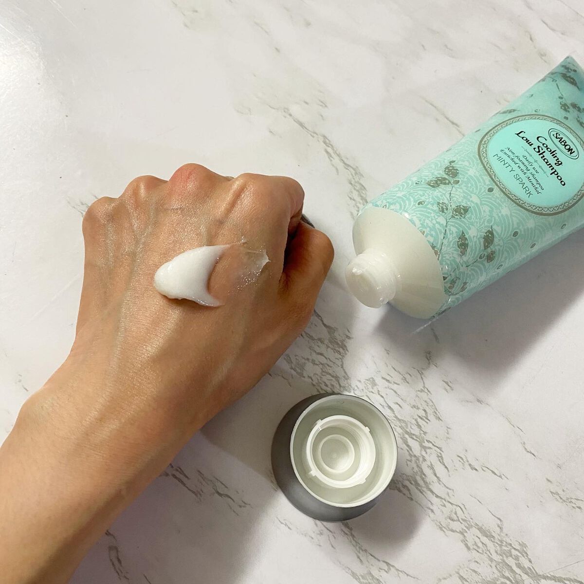 スパークリング ローシャンプー/SABON/市販シャンプーを使ったクチコミ（2枚目）