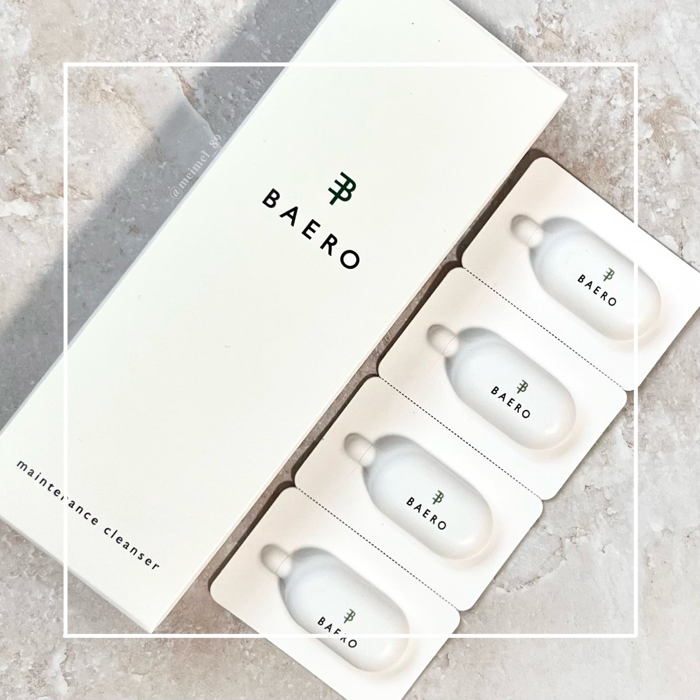 メンテナンスクレンザー/BAERO/スクラブ・ゴマージュを使ったクチコミ(1枚目)