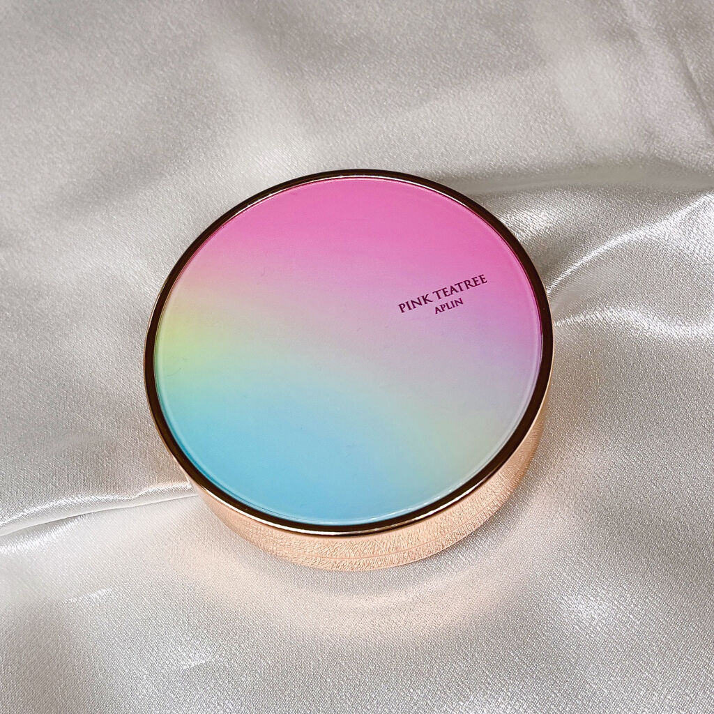 ピンクティーツリーカバークッション/APLIN/クッションファンデーションを使ったクチコミ（2枚目）