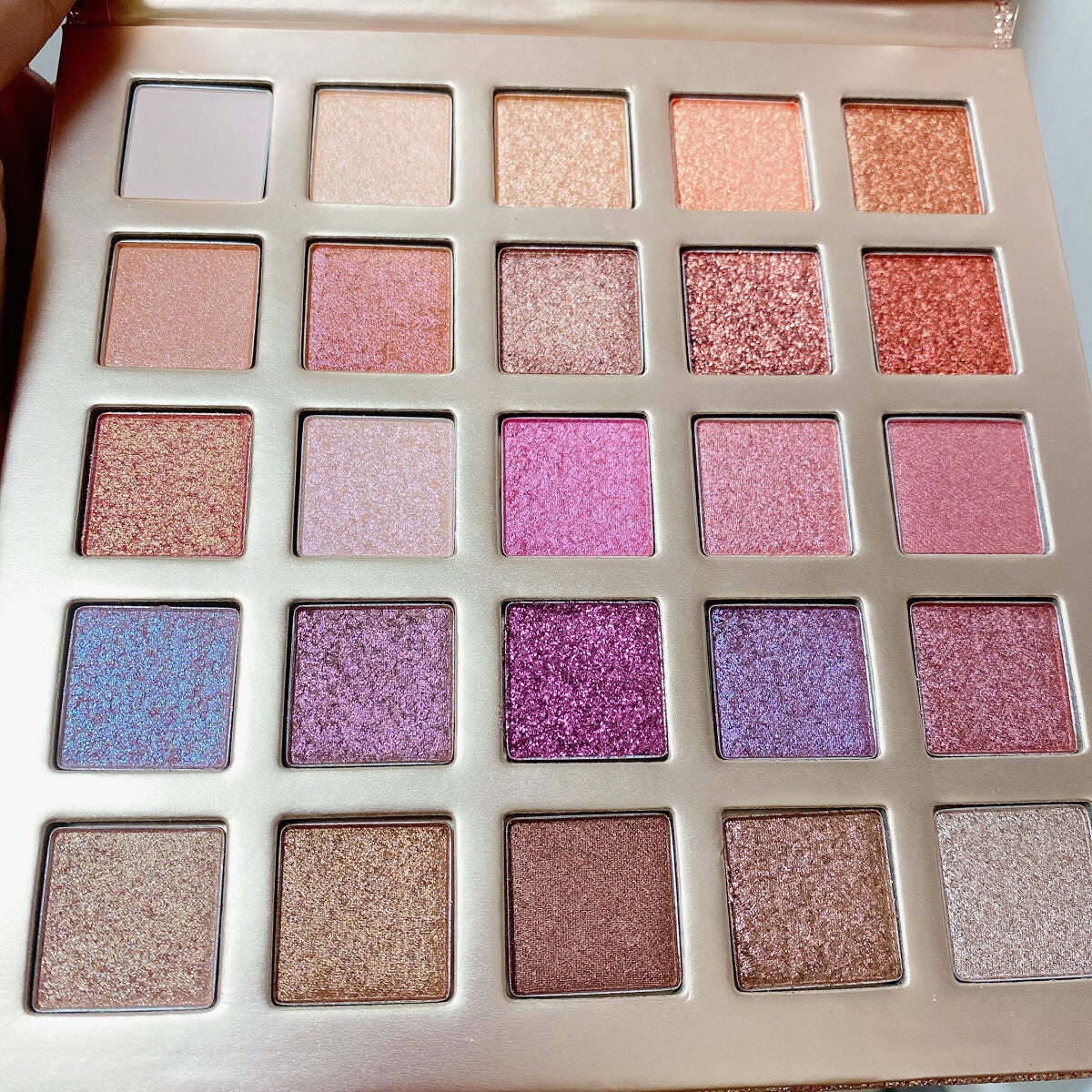 プロ ダズリング アイパレット グリッツ シャワー/CLIO/アイシャドウパレットを使ったクチコミ(2枚目)