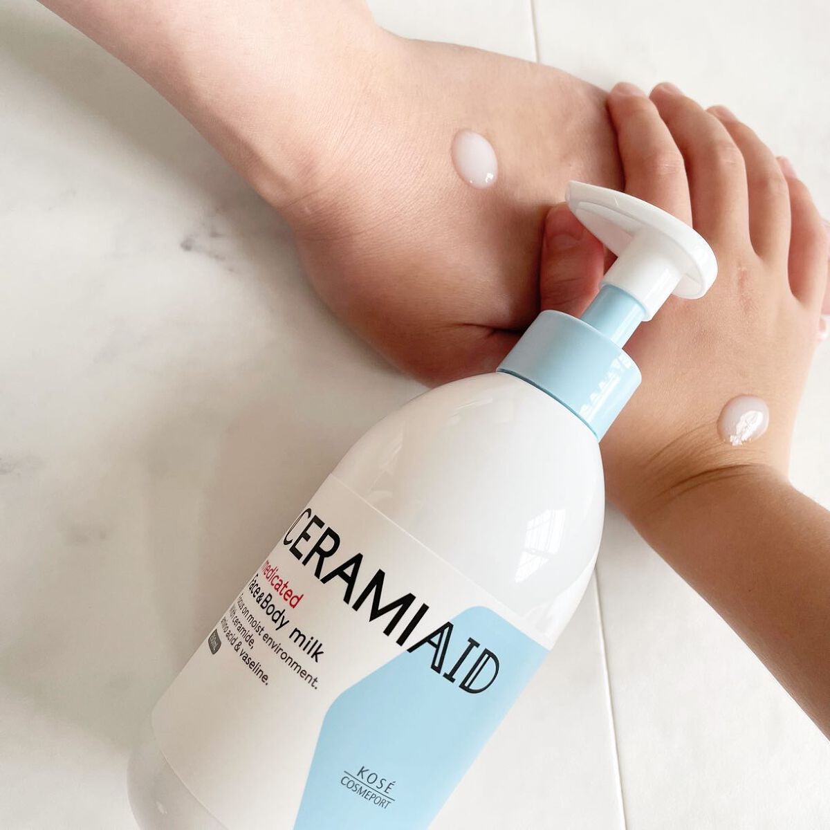 セラミエイド 薬用スキンミルク/セラミエイド/ボディミルクを使ったクチコミ（2枚目）
