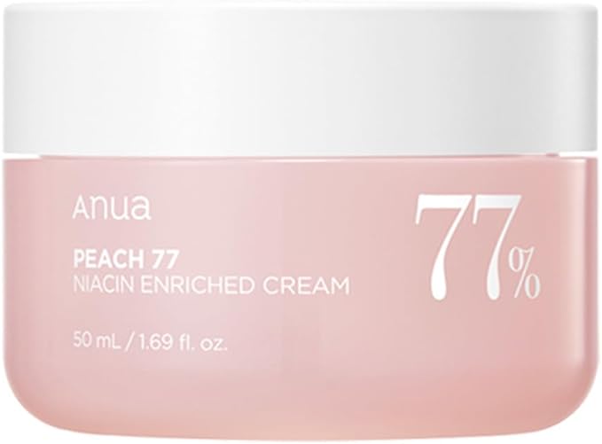 桃77%ナイアシンリッチモイスチャークリーム Anua