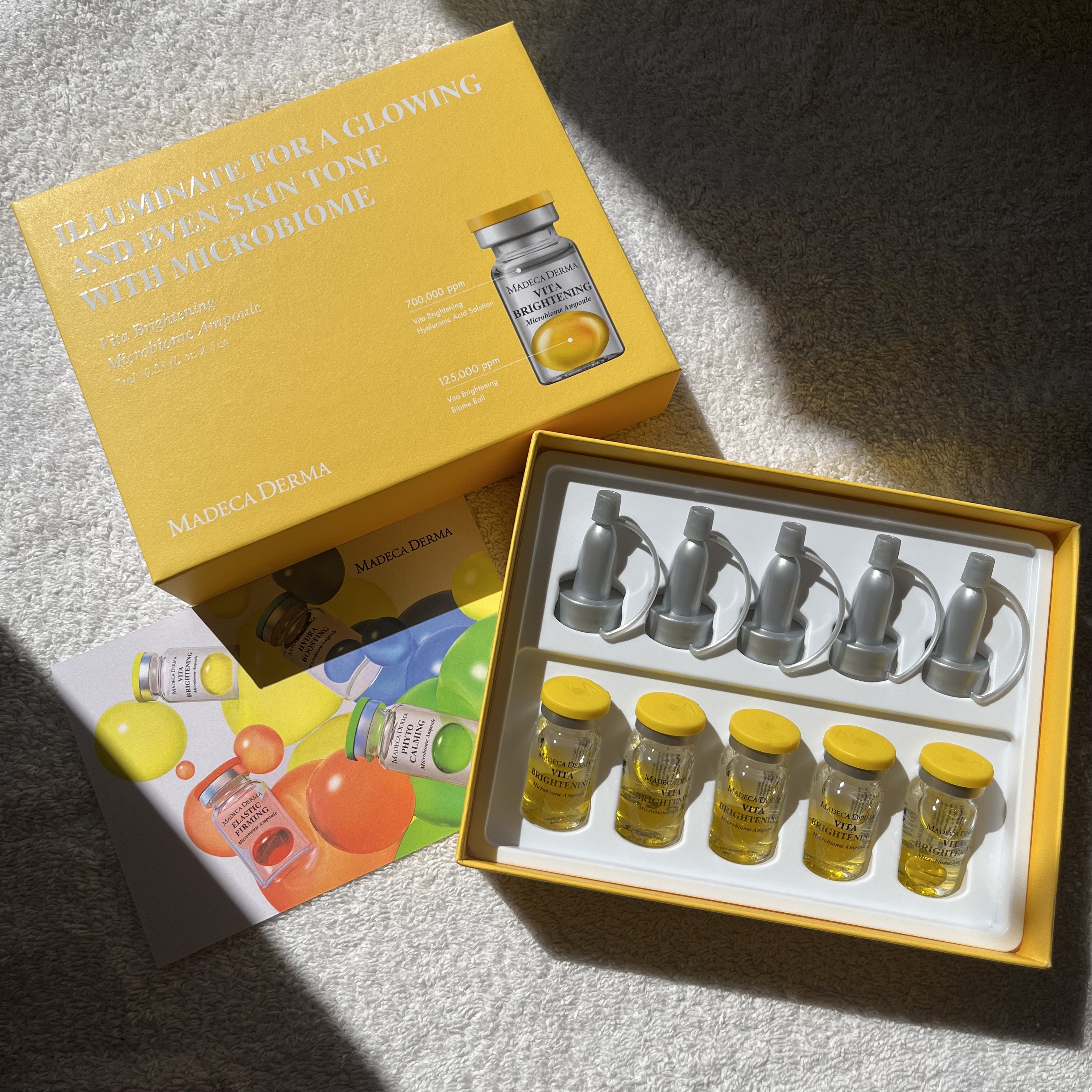 ビタブライトニング マイクロバイオームアンプル/マデカダーマ/美容液を使ったクチコミ（1枚目）