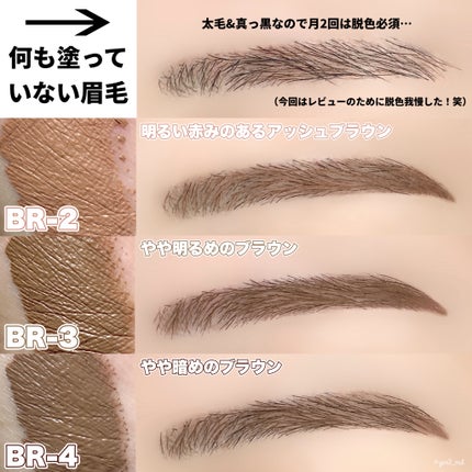 ヴィセ リシェ インスタント アイブロウ カラー/Visée/眉マスカラを使ったクチコミ(4枚目)