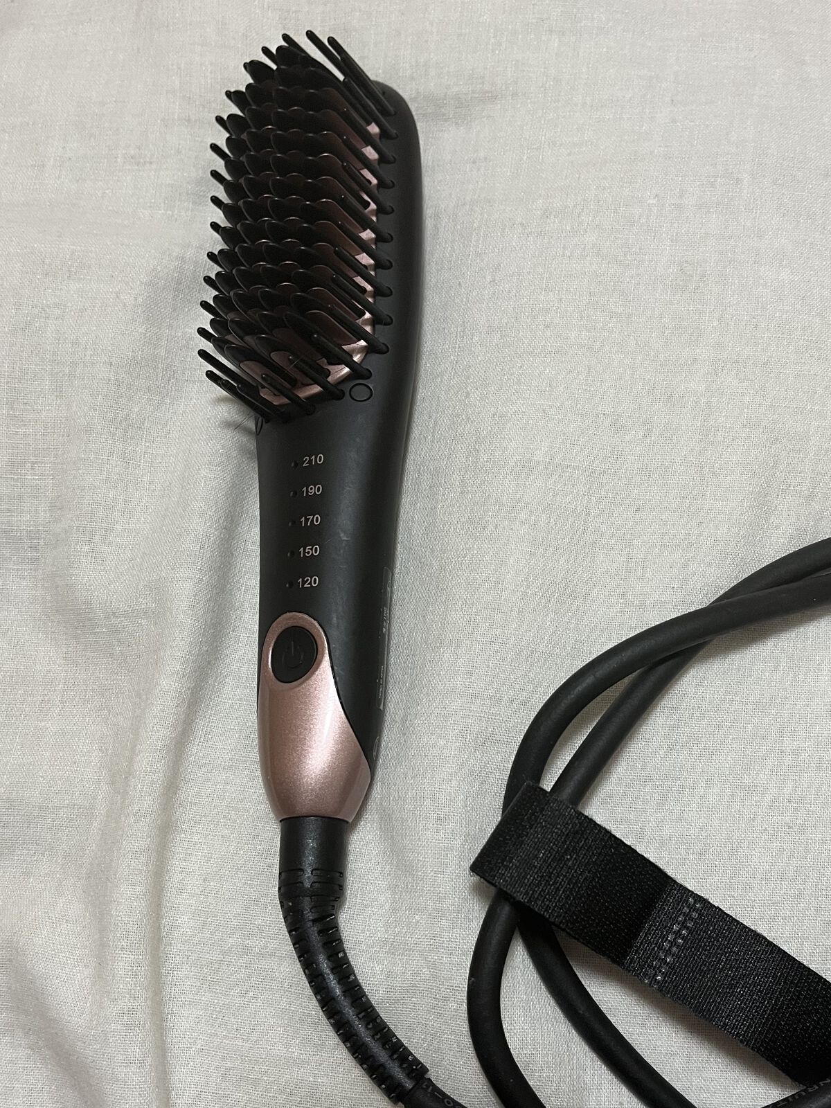 Agetuyaポータブルミニブラシアイロン（ポーチ付き）/ローネジャパン/ヒートブラシを使ったクチコミ（2枚目）