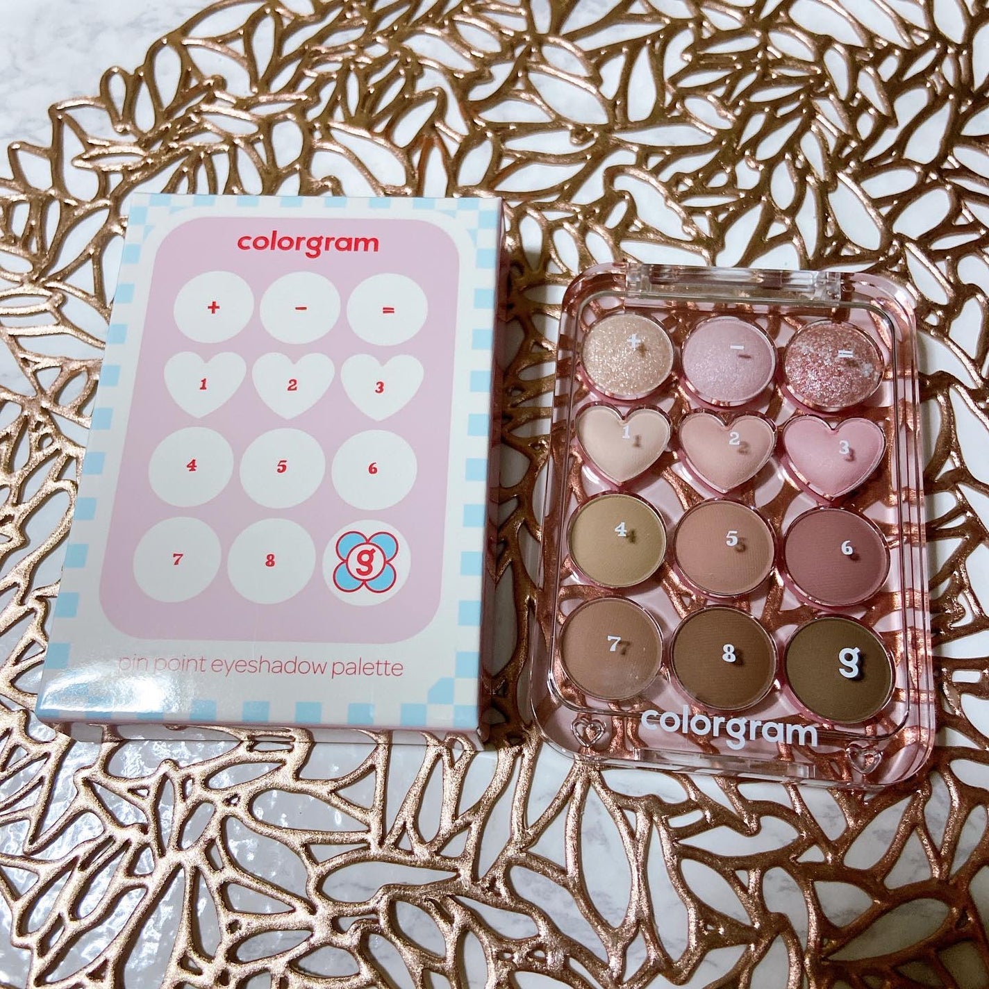 目元チュートリアルアイパレット/Colorgram/アイシャドウパレットを使ったクチコミ(1枚目)