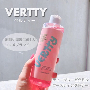 ティーツリー88%ビタミンブースティングトナー/Vertty/化粧水を使ったクチコミ（1枚目）