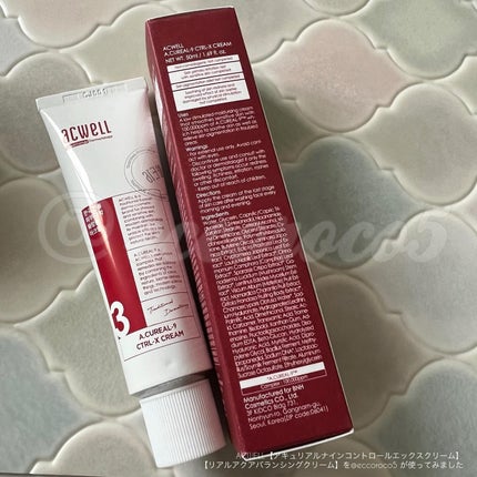 アキュリアルナインコントロールエックスクリーム/ACWELL/フェイスクリームを使ったクチコミ(6枚目)