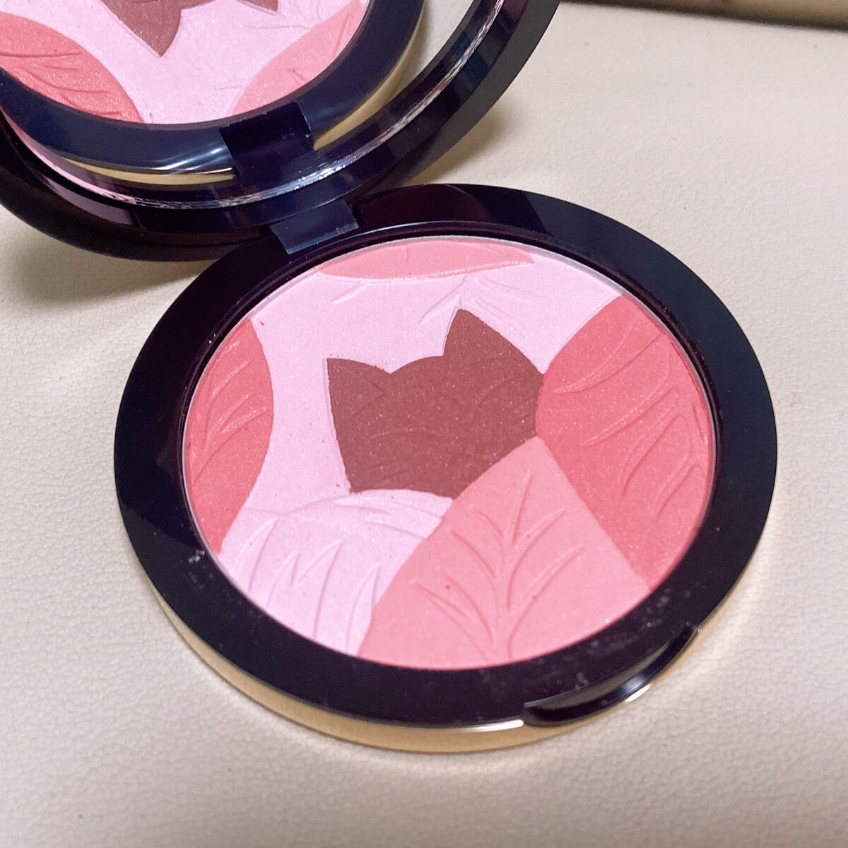 ドリームキャット　四色チーク 02#知性/ZEESEA/パウダーチークを使ったクチコミ（1枚目）