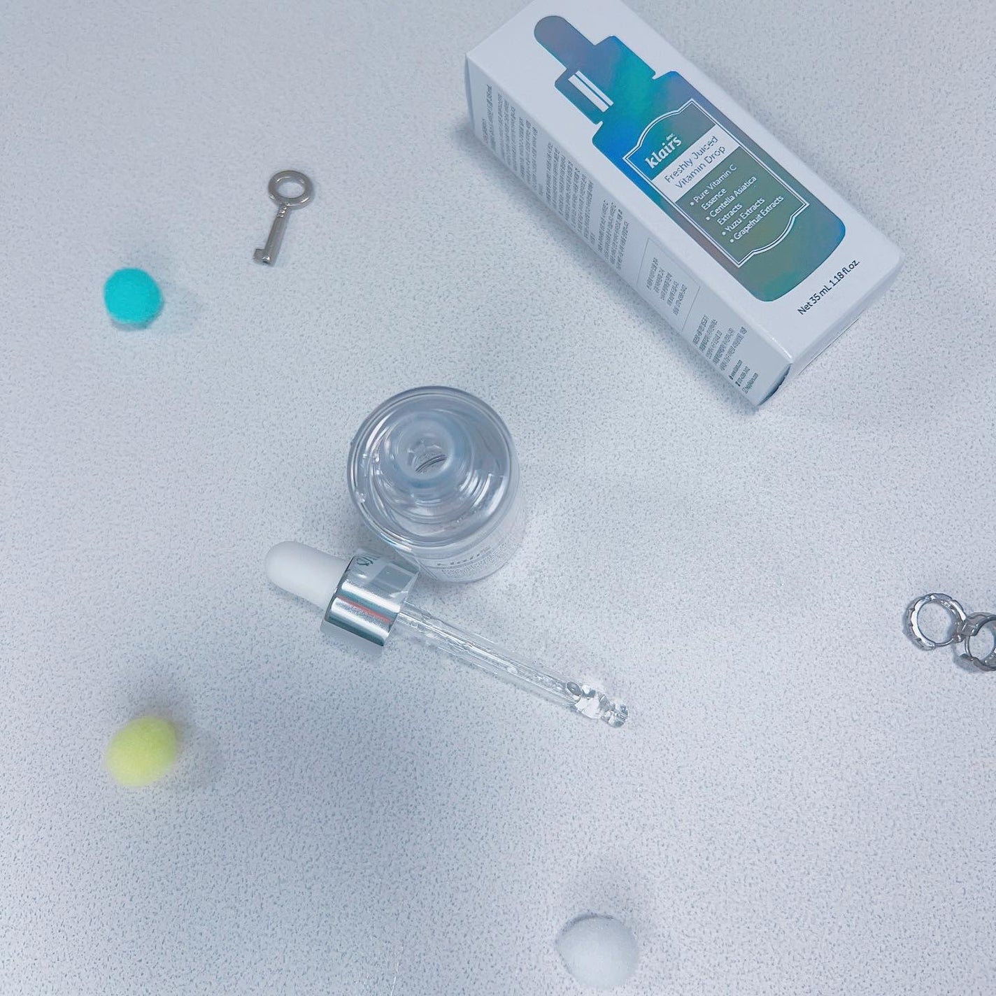 フレッシュリージュースドビタミンドロップ(35ml)/Klairs/美容液を使ったクチコミ(3枚目)