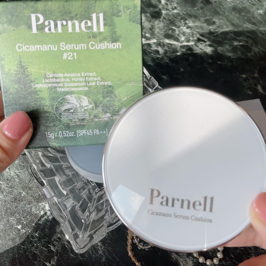 グラシアル　バイオーム　ウォーター　ノーセバム　クッション/parnell/クッションファンデーションを使ったクチコミ（2枚目）