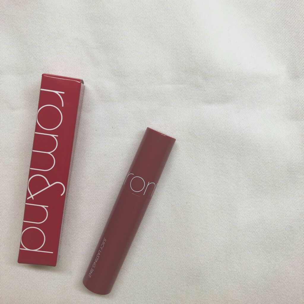 ジューシーラスティングティント/rom&nd/リップティントを使ったクチコミ(1枚目)
