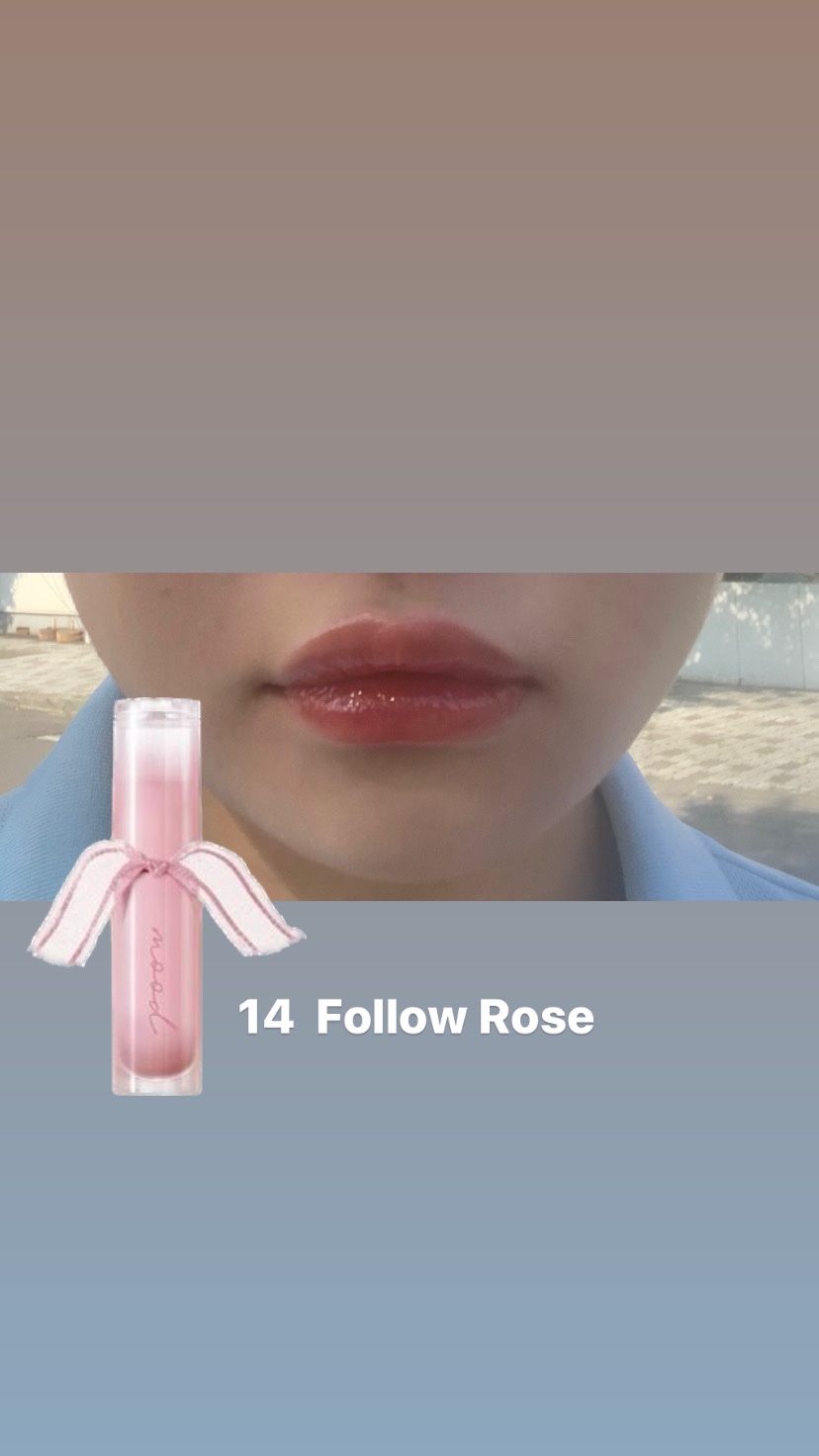 ペリペラ インク ムード グロイ ティント 14 FOLLOW ROSE/PERIPERA/リップティントを使ったクチコミ（2枚目）