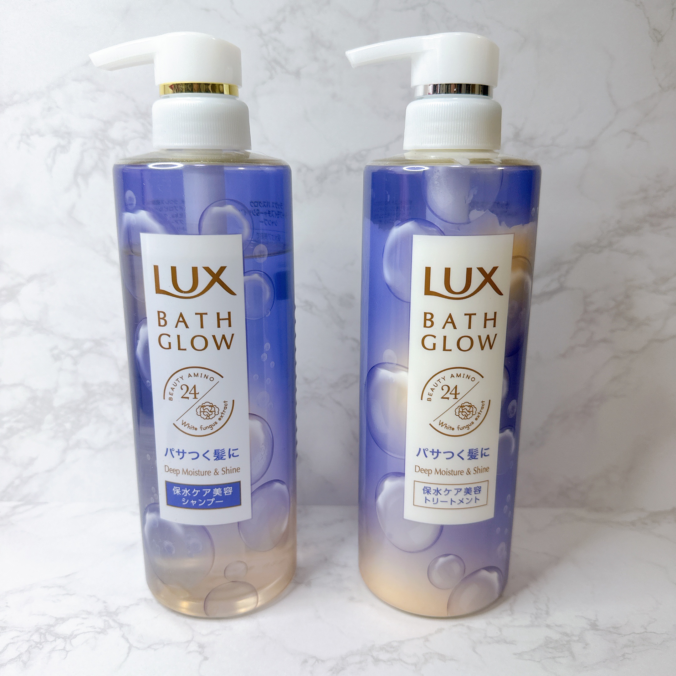 バスグロウ ディープモイスチャー&シャイン シャンプー/トリートメント/LUX/市販シャンプーを使ったクチコミ（1枚目）