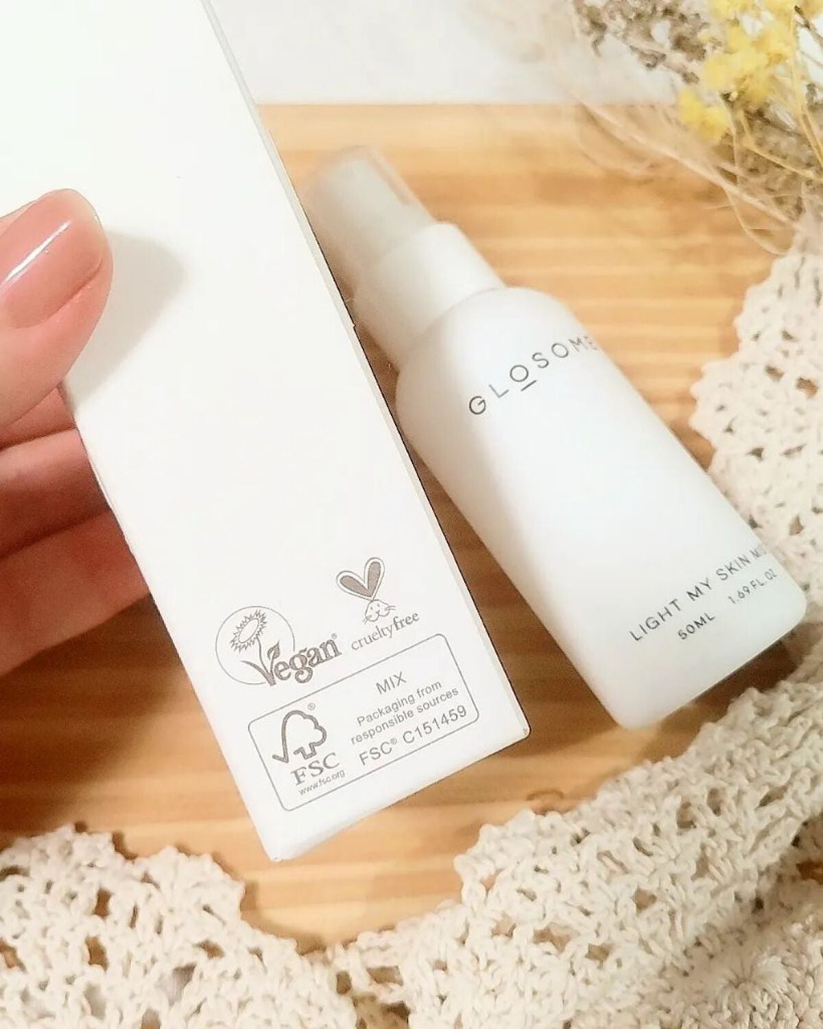 ライト マイ スキン ミスト/GLOSOME/ミスト状化粧水を使ったクチコミ(4枚目)