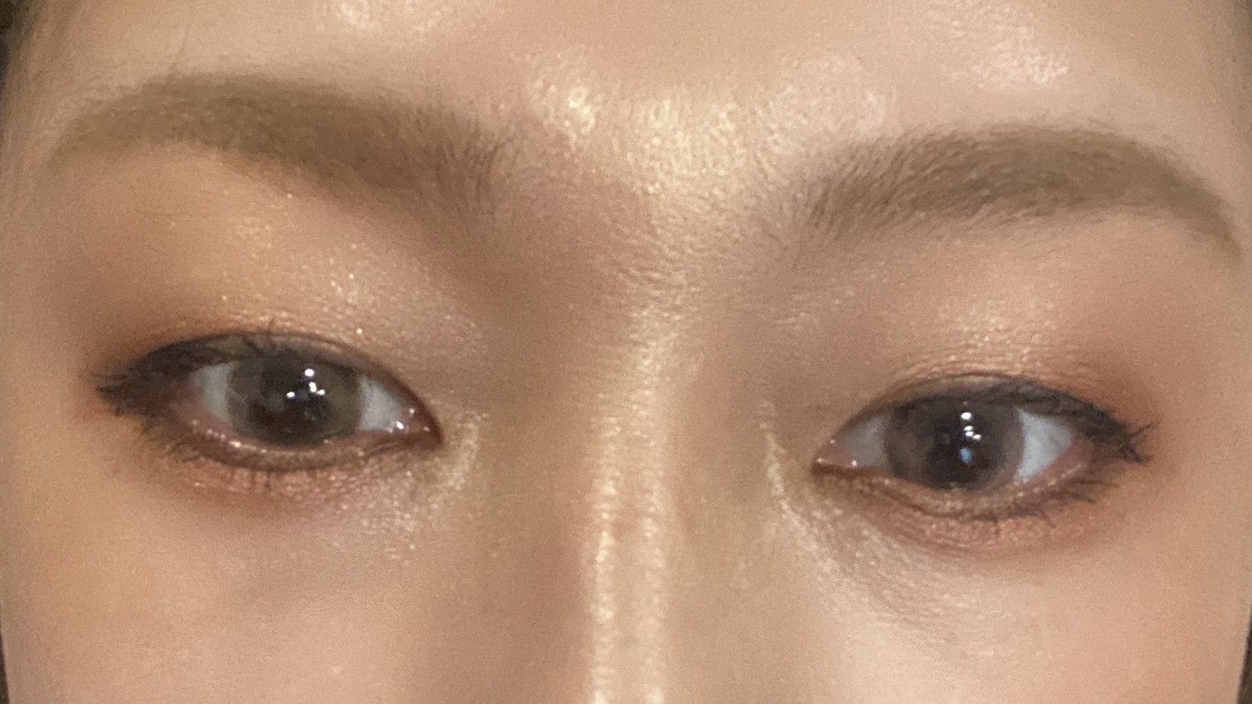 ミネラルクラッシィシャドー モデラートピーチ（生産終了）/エトヴォス/アイシャドウパレットを使ったクチコミ（2枚目）