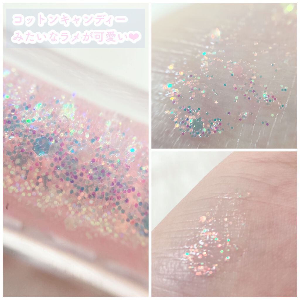 スパークリングギャラクシーリキッドアイシャドウ C02 春日鯉/COLORKEY/リキッドアイシャドウを使ったクチコミ（2枚目）