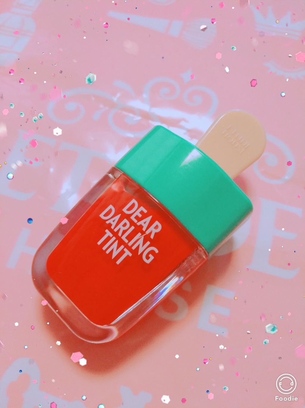 ディアダーリン ウォータージェルティント （アイスティント）/ETUDE/口紅を使ったクチコミ（1枚目）