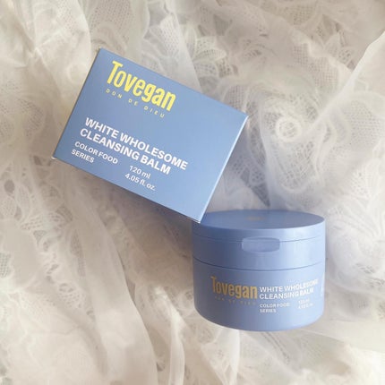 カラーフードシリーズホワイトホールサムクレンジングバーム/Tovegan/クレンジングバームを使ったクチコミ(1枚目)