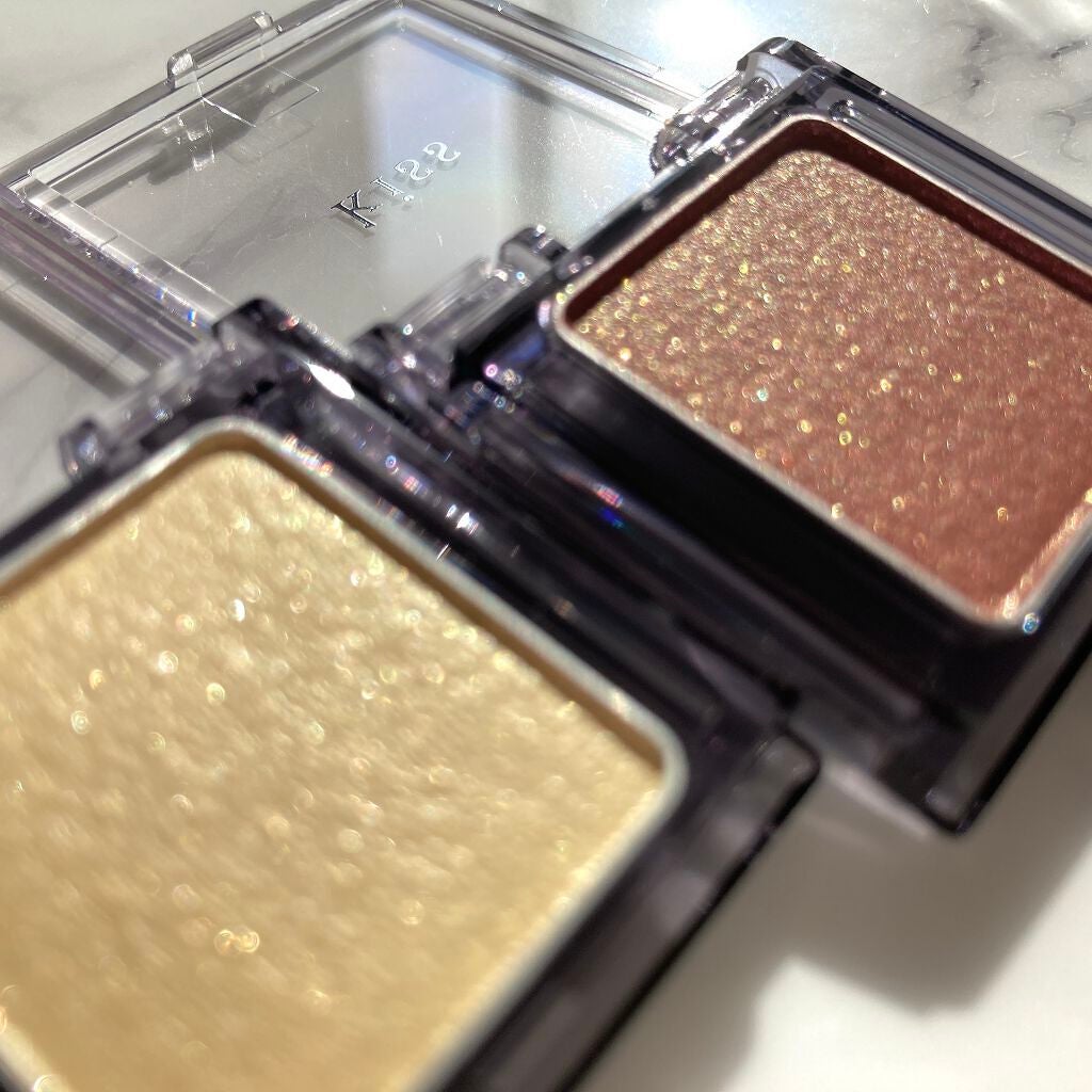 シアー グリッターアイズ/KiSS/単色アイシャドウを使ったクチコミ(3枚目)