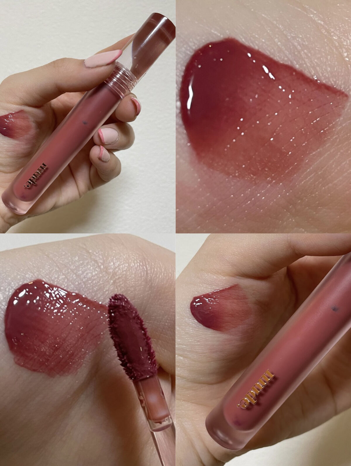 グラッセリップティント/mude./リップティントを使ったクチコミ（1枚目）