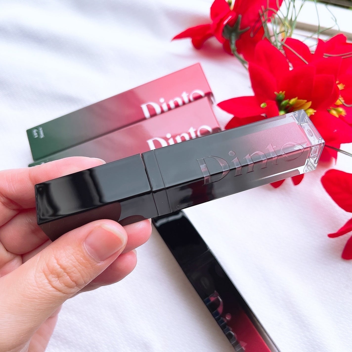 ボリュームパールキッスグロス/Dinto/リップグロスを使ったクチコミ(2枚目)