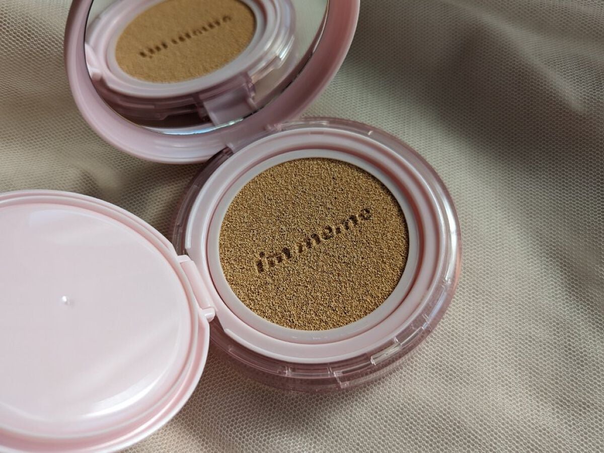 ワンダーベルベットラスティングクッション/i’m meme/クッションファンデーションを使ったクチコミ(4枚目)