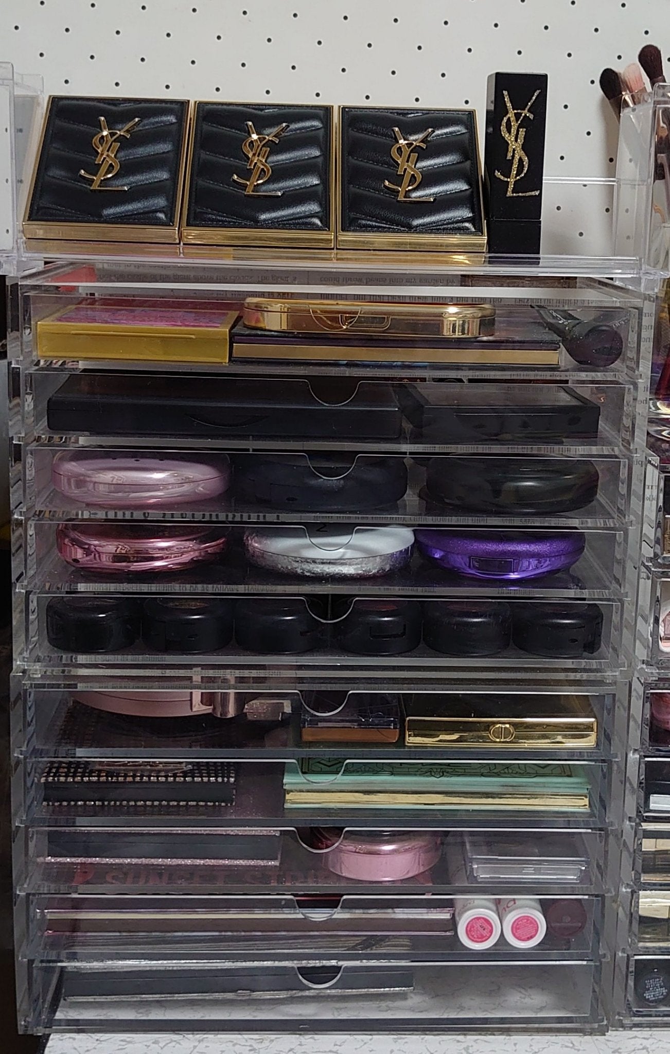 重なるアクリルケース2段引出・大/無印良品/その他化粧小物を使ったクチコミ(2枚目)