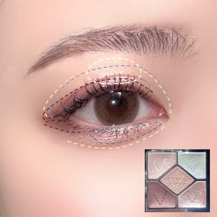 ディオールショウ サンク クルール/Dior/アイシャドウを使ったクチコミ(7枚目)