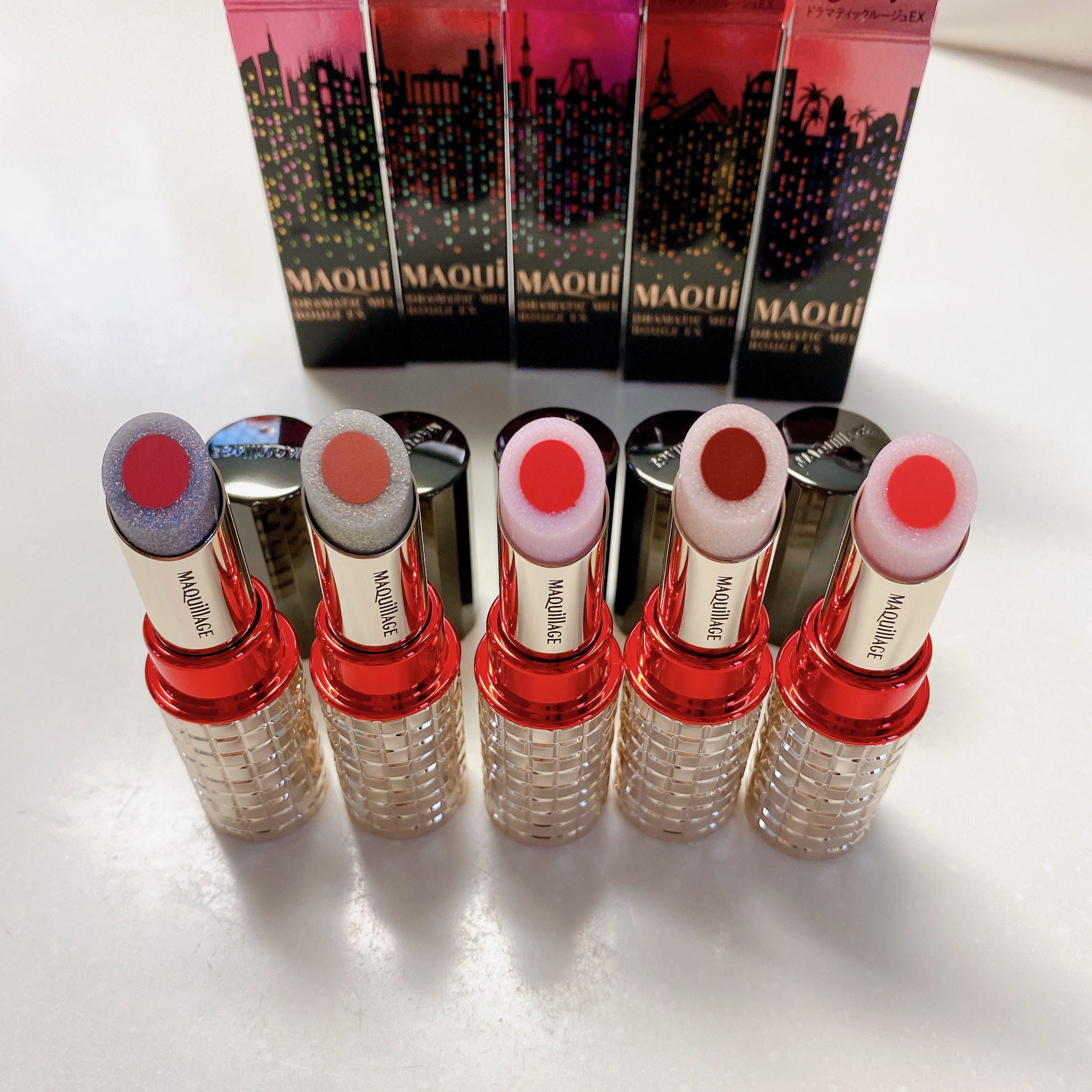ドラマティックルージュEX/マキアージュ/口紅を使ったクチコミ（1枚目）