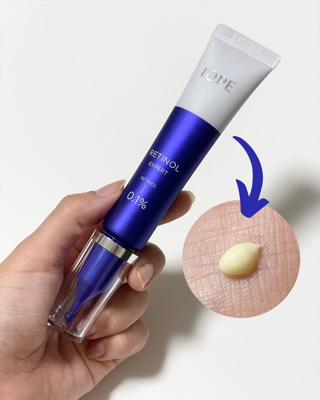 レチノール エキスパート0.1%/IOPE/美容液を使ったクチコミ（1枚目）