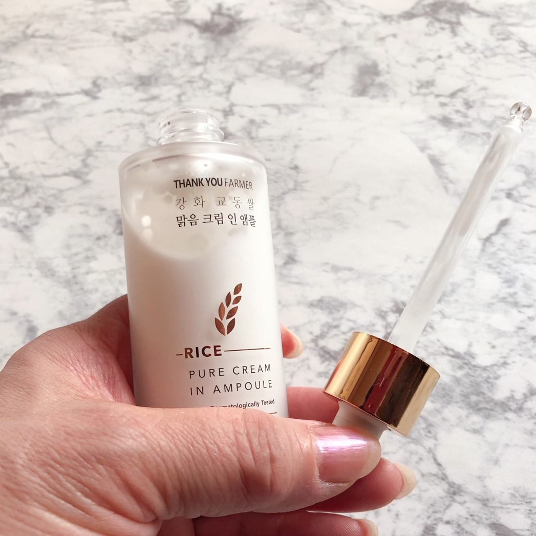 ライスピュアクリームインアンプル/THANK YOU FARMER/美容液を使ったクチコミ（2枚目）