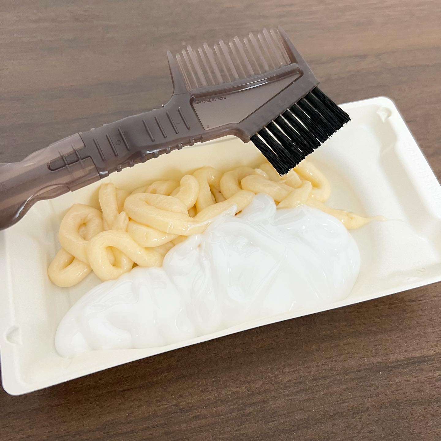 オイルパックカラー 4NB/ビゲン/ヘアカラーを使ったクチコミ（3枚目）