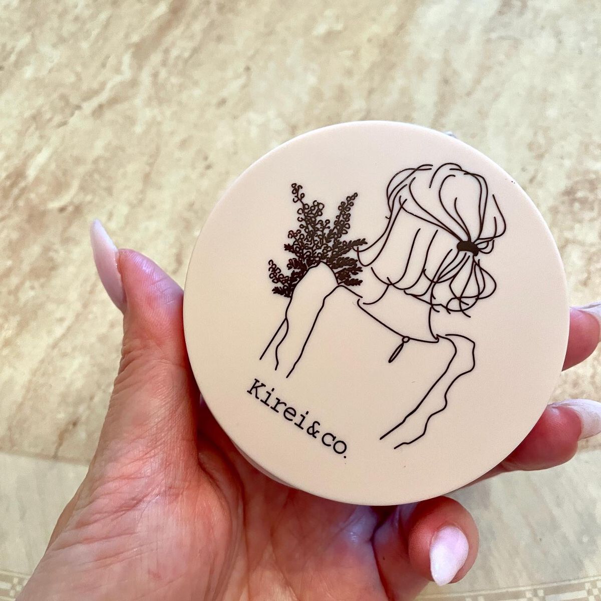 パウダーファンデーション 01ライトベージュ/Kirei&co./パウダーファンデーションを使ったクチコミ（2枚目）